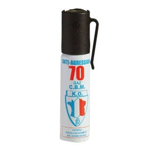AEROSOL ANTI-AGRESSION PUISSANCE 70 25 ML GAZ CS