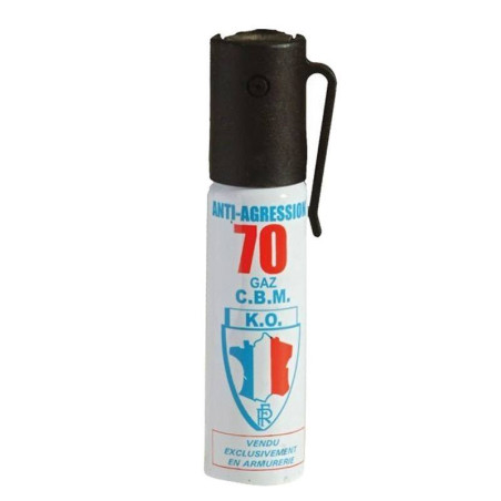 AEROSOL ANTI-AGRESSION PUISSANCE 70 25 ML GAZ CS